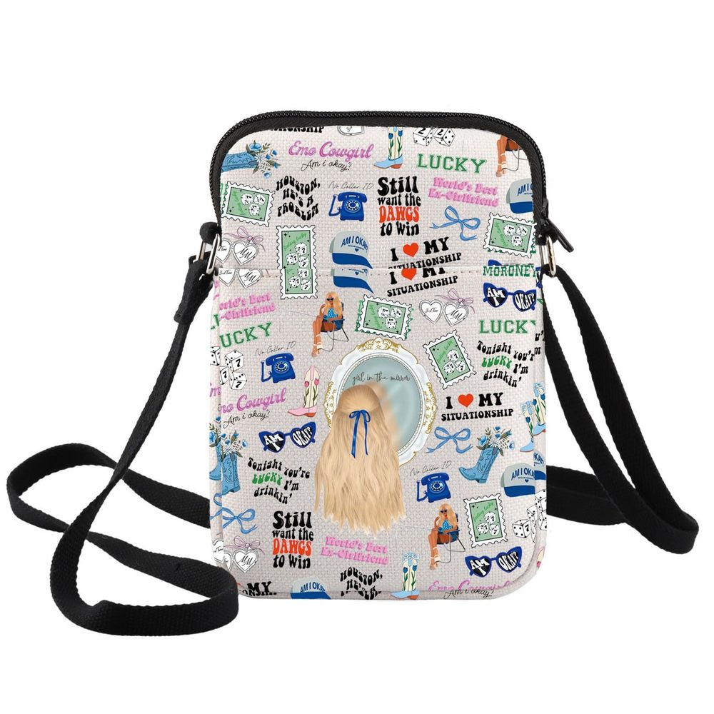 Am I Okay Crossbody Bag Country Music Fans Gift Western Singer Concert <3